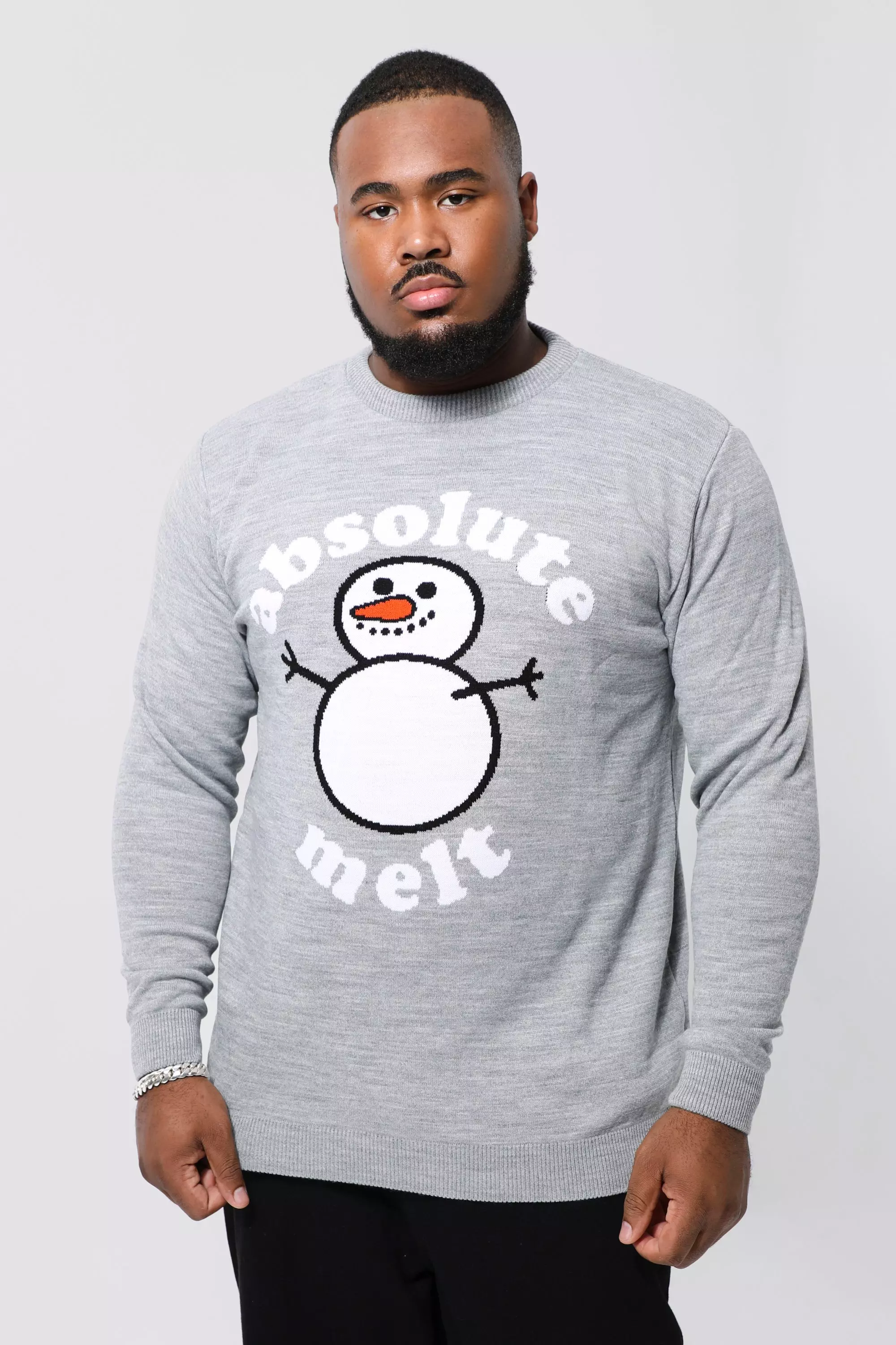 Grey christmas shop jumper mens